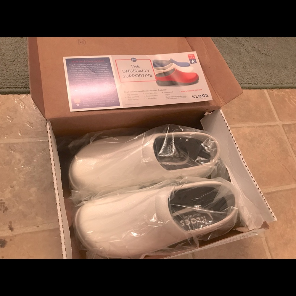 White Klogs Footwear